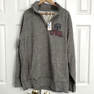 Tailgate Clothing UVA Half-Zip Fleece Pullover NWT Size XXL Discontinued